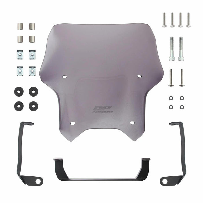 GP Kompozit Sport Windshield Windscreen Smoked Compatible For CFMOTO 250NK / 300NK  2023-2024