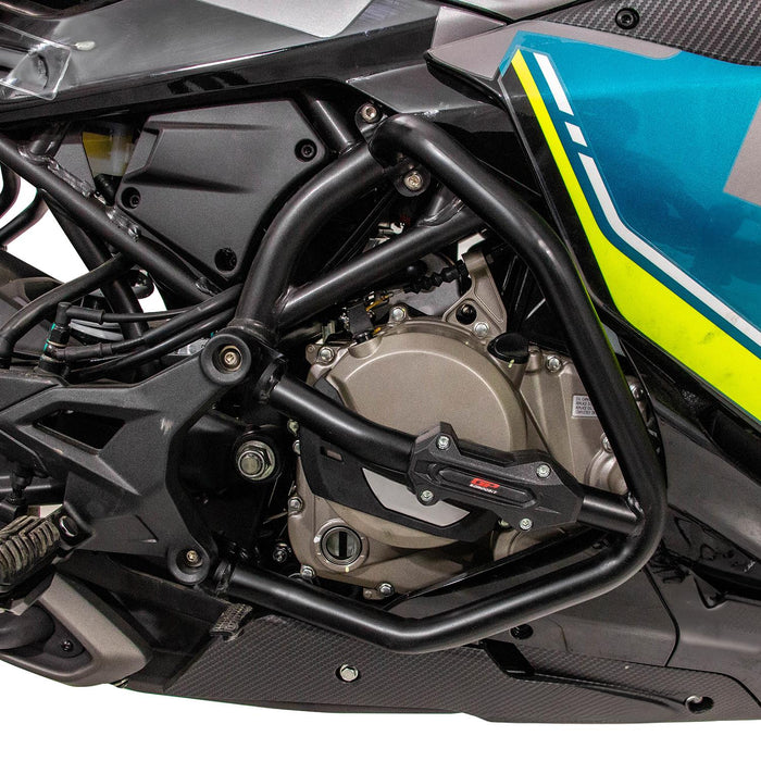 GP Kompozit Engine Protector Crash Bars Black Compatible For CFMOTO 250SR / 300SR  2020-2024