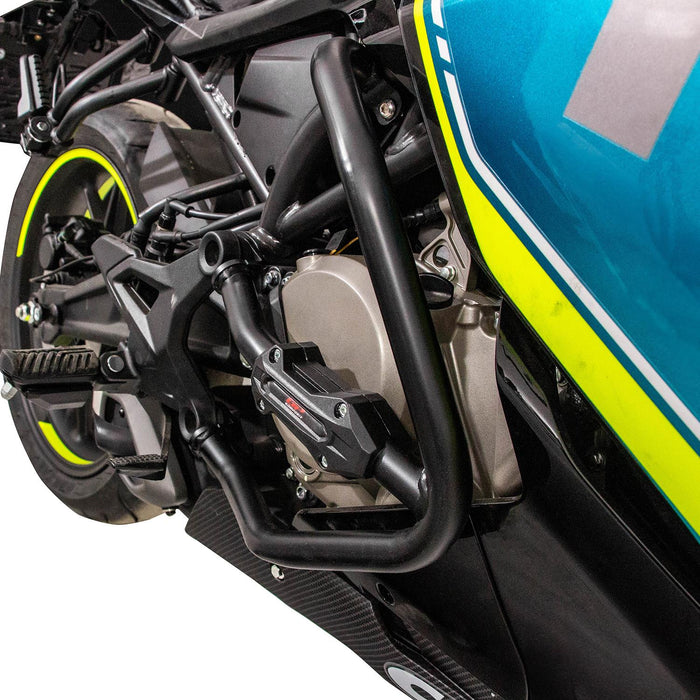 GP Kompozit Engine Protector Crash Bars Black Compatible For CFMOTO 250SR / 300SR  2020-2025