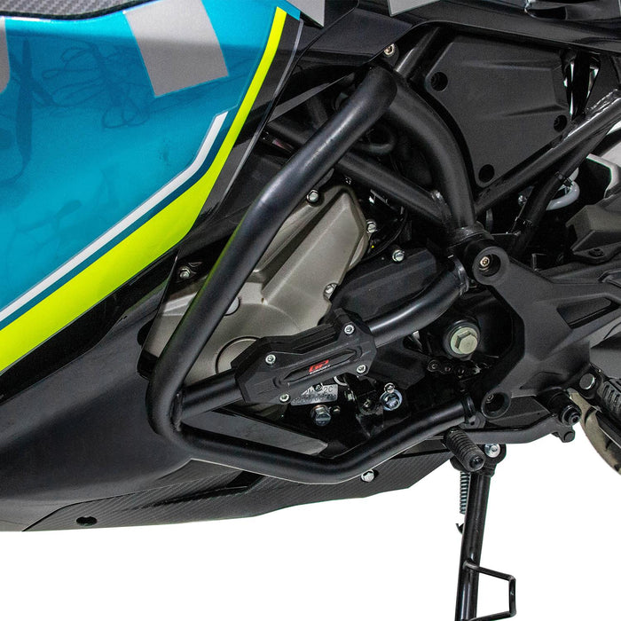 GP Kompozit Engine Protector Crash Bars Black Compatible For CFMOTO 250SR / 300SR  2020-2024