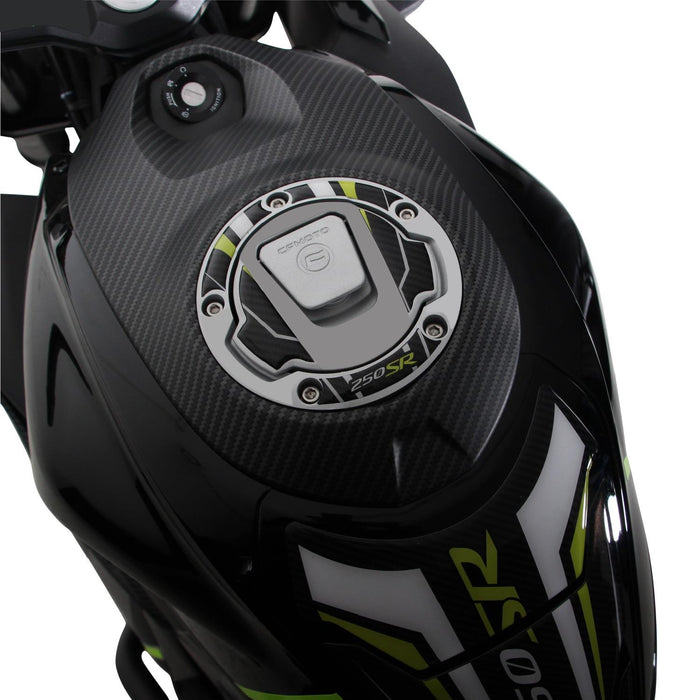 GP Kompozit Tank Pad Set Yellow Compatible For CFMOTO 250SR / 300SR  2020-2024