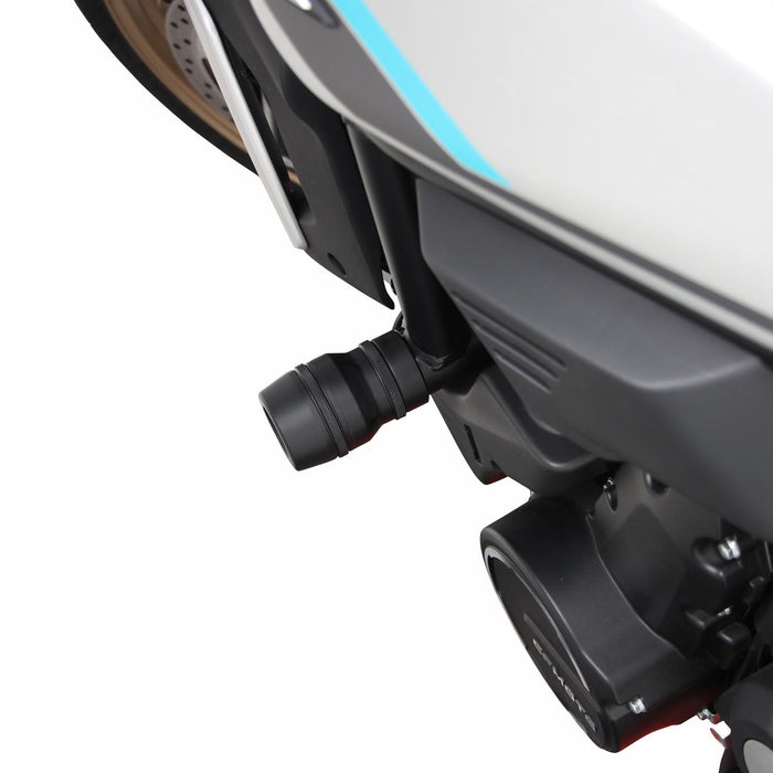 GP Kompozit Curseur de cadre de crash moteur noir compatible pour CFMOTO 700CL-X 2022-2023