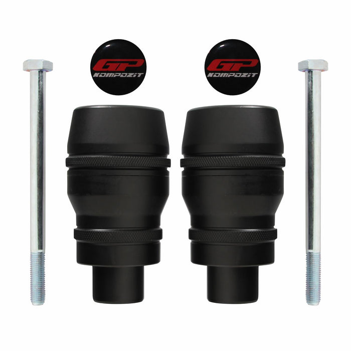 GP Kompozit Curseur de cadre de crash moteur noir compatible pour CFMOTO 700CL-X 2022-2023