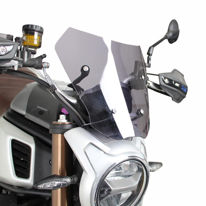 GP Kompozit Windshield Windscreen Black Compatible For CFMOTO 700CL-X  2022-2023