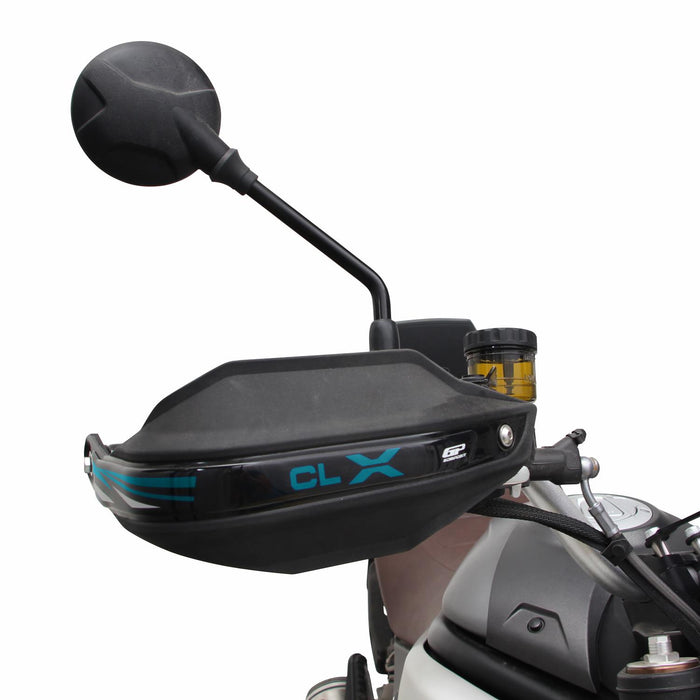 GP Kompozit Protège-mains en plastique noir compatible pour CFMOTO 700CL-X 2022-2023