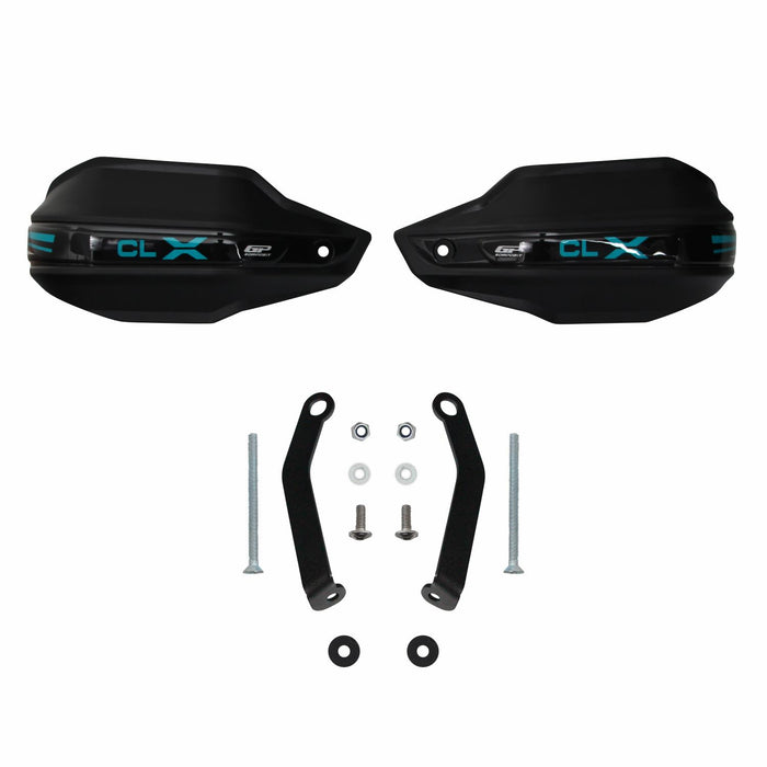 GP Kompozit Protège-mains en plastique noir compatible pour CFMOTO 700CL-X 2022-2023