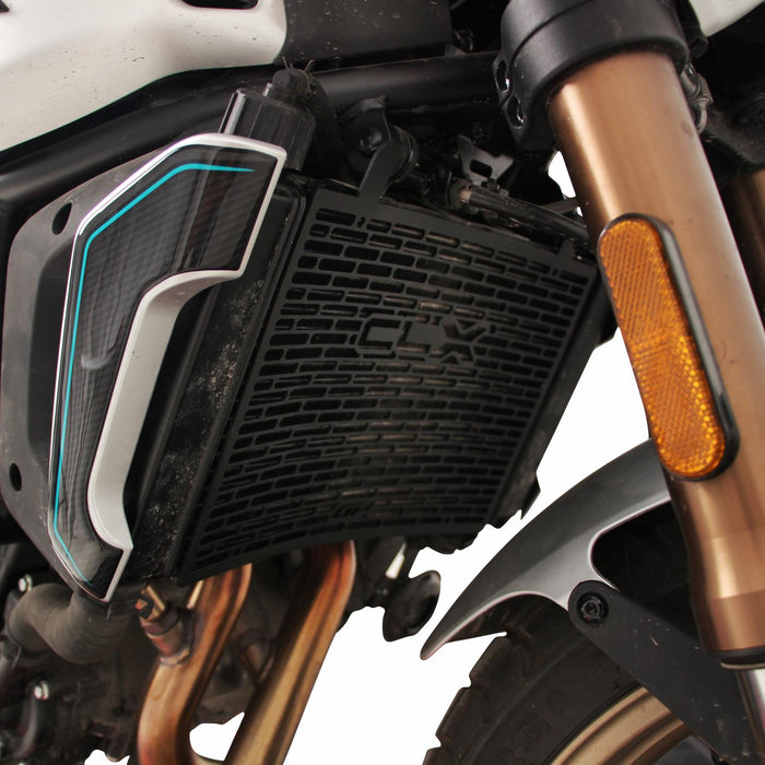 GP Kompozit Radiator Grille Guard Protector Cover Black Compatible For CFMOTO 700CL-X  2022-2023