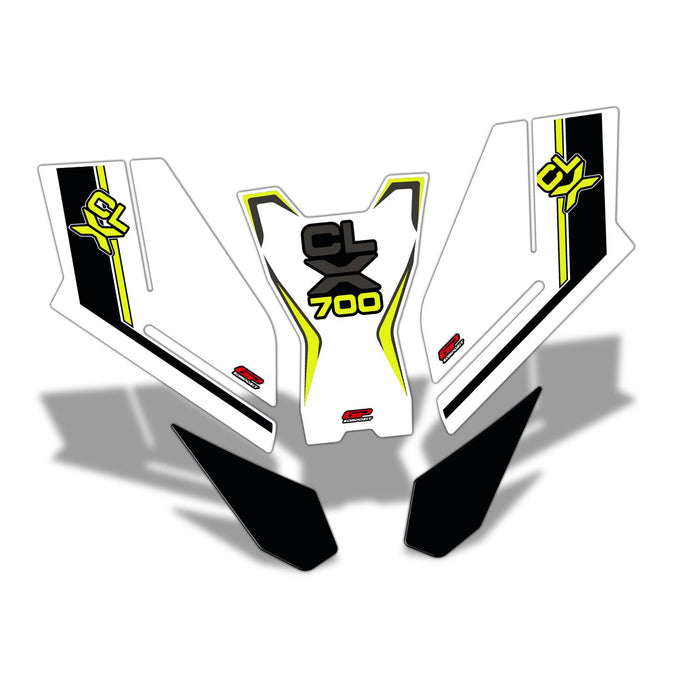GP Kompozit Tank Pad Set Yellow Compatible For CFMOTO 700CL-X  2022-2023