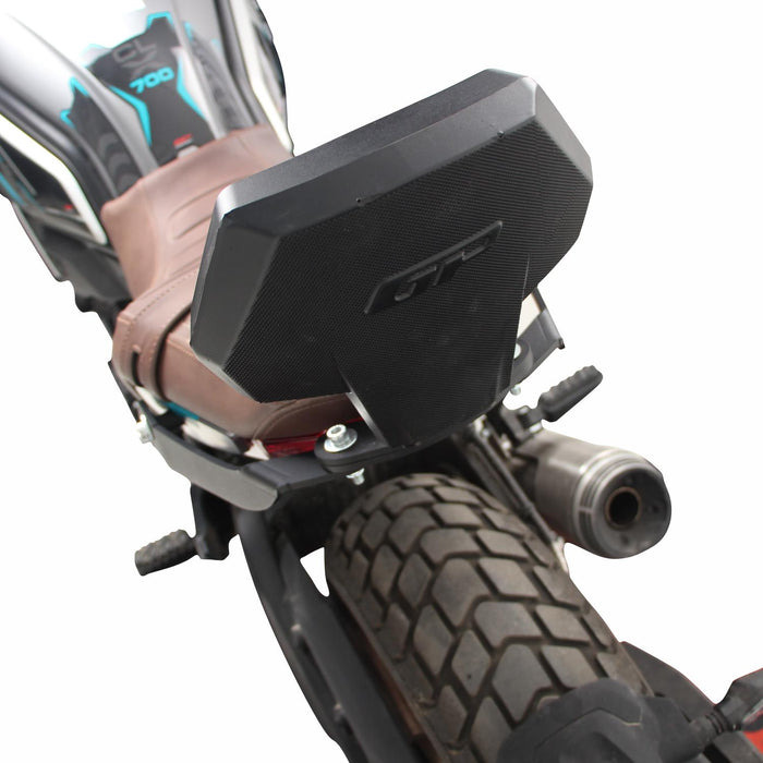 GP Kompozit Backrest Sissy Bar Black Compatible For CFMOTO 700CL-X  2022-2024