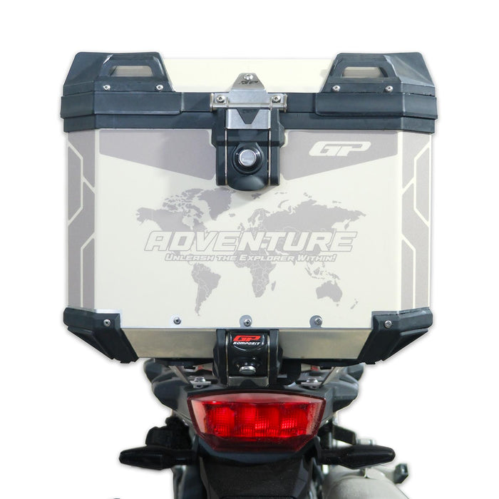 GP Kompozit Universal 37 lt Aluminum Motorcycle Top Case DSN02