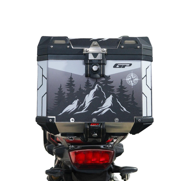 GP Kompozit Universal 37 lt Aluminum Motorcycle Top Case DSN05