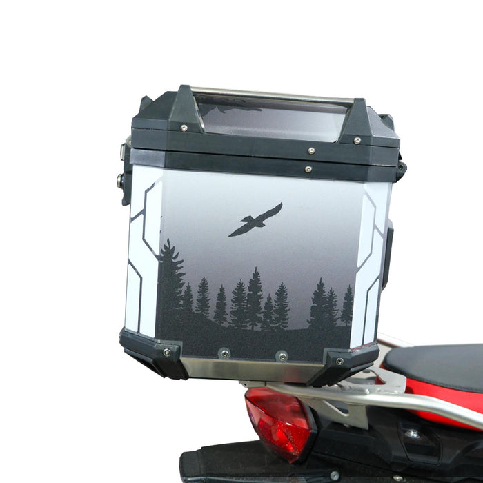 GP Kompozit Universal 37 lt Aluminum Motorcycle Top Case DSN05