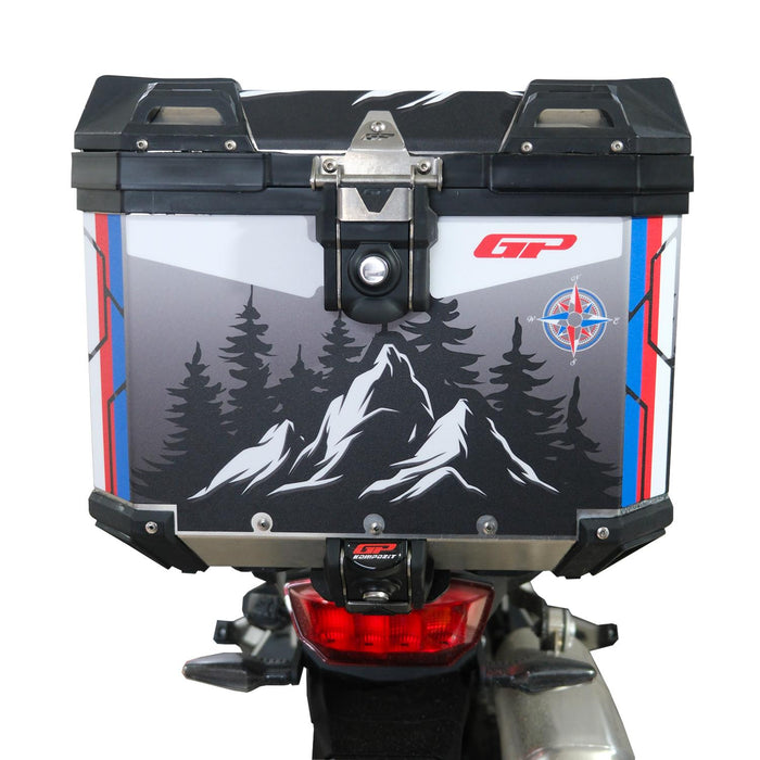 GP Kompozit Universal 37 lt Aluminum Motorcycle Top Case DSN06