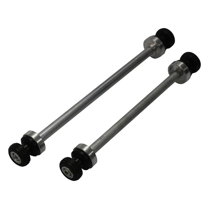 GP Kompozit Front-Rear Axle Guard Crash Wheel Frame Slider Set Black Compatible For Ducati Monster 821  2016-2020