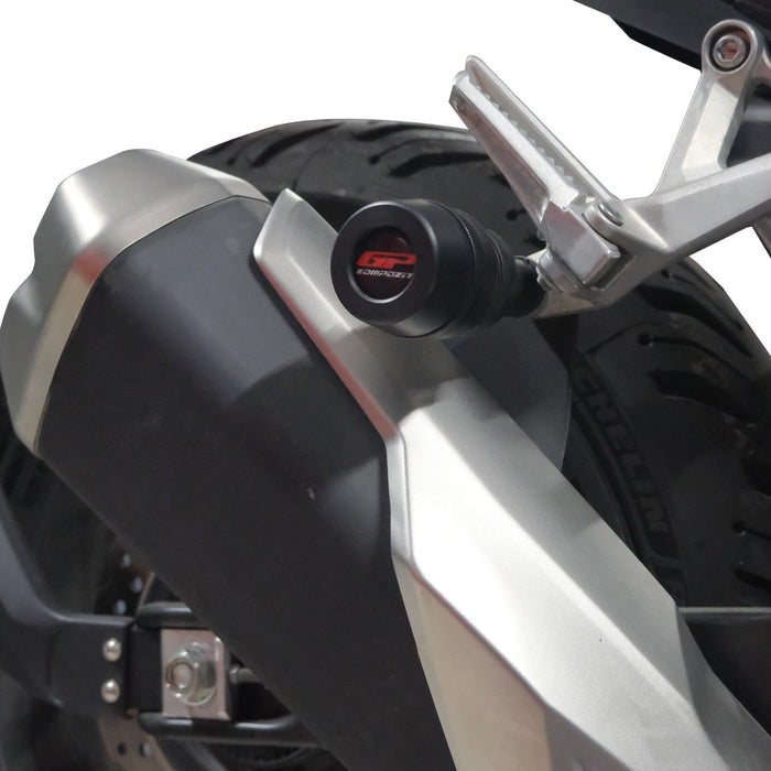GP Kompozit Exhaust Crash Frame Slider Black Compatible For Honda CB500 Hornet 2025