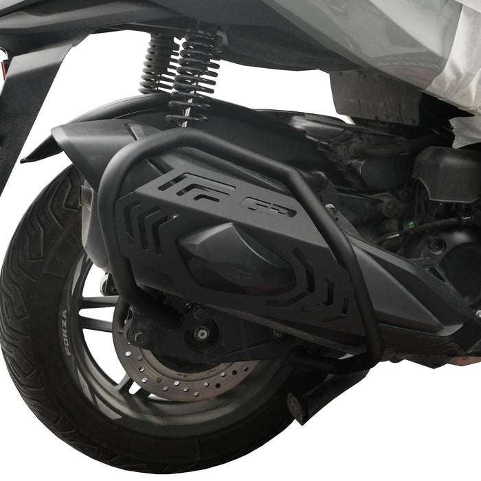 GP Kompozit Exhaust Guard Crash Bar Black Compatible For Honda Forza 250 / Forza 350 / NSS350 2025