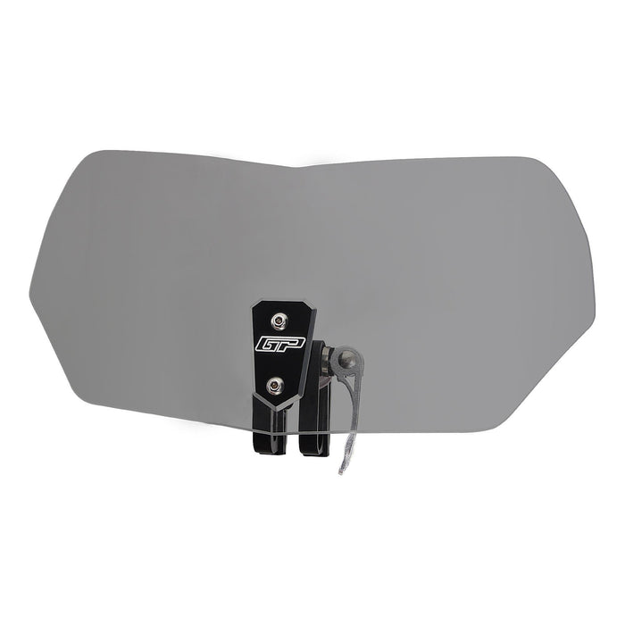 GP Kompozit para GP101 Universal ajustable parabrisas extensión Spoiler Deflector ahumado