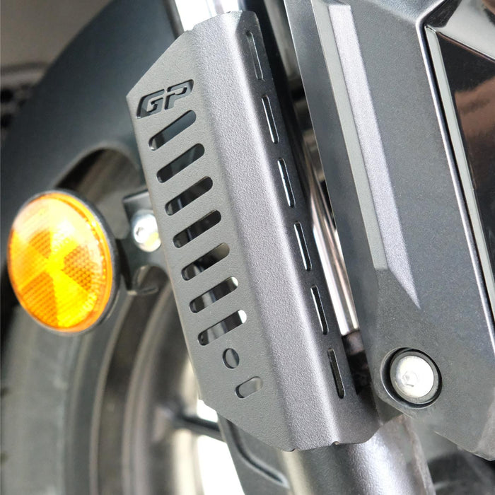 GP Kompozit Front Shock Cover Black Compatible For Honda ADV350  2022-2025