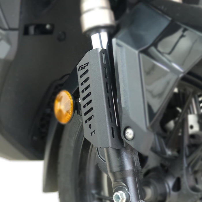 GP Kompozit Front Shock Cover Black Compatible For Honda ADV350  2022-2025