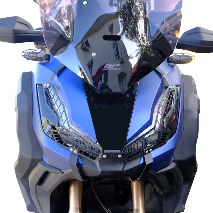 GP Kompozit Headlight Grille Guard Protector Black Compatible For Honda ADV350  2022-2025
