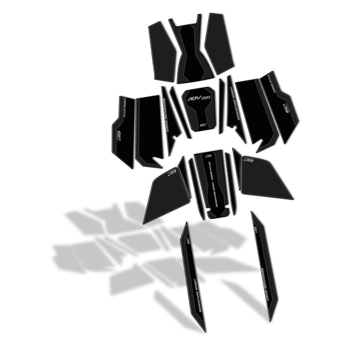 GP Kompozit Tank Pad Set Carbon Compatible For Honda ADV350  2022-2025