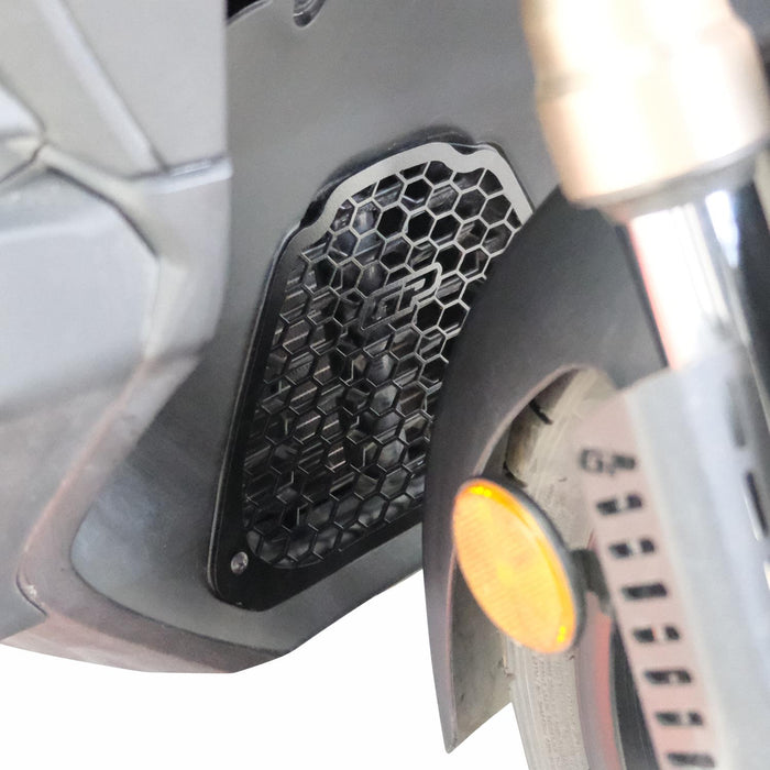 GP Kompozit Radiator Grille Guard Protector Cover Black Compatible For Honda ADV350  2022-2025