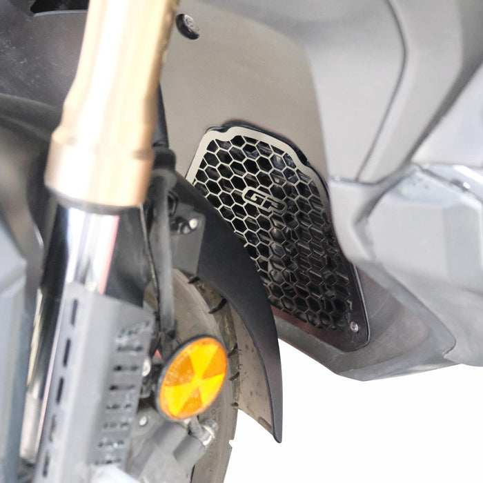 GP Kompozit Radiator Grille Guard Protector Cover Black Compatible For Honda ADV350  2022-2025
