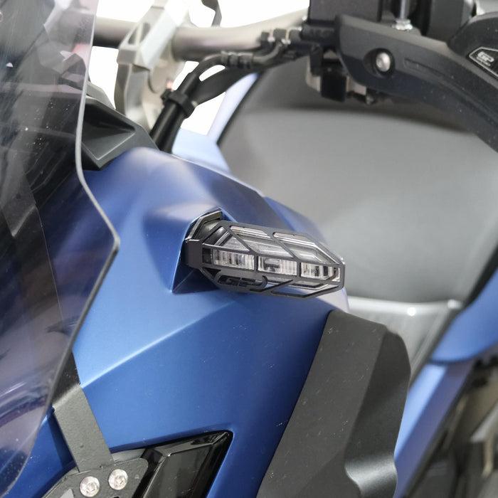 GP Kompozit Turn Signal Light Grille Cover Protector Black Compatible For Honda ADV350  2022-2025