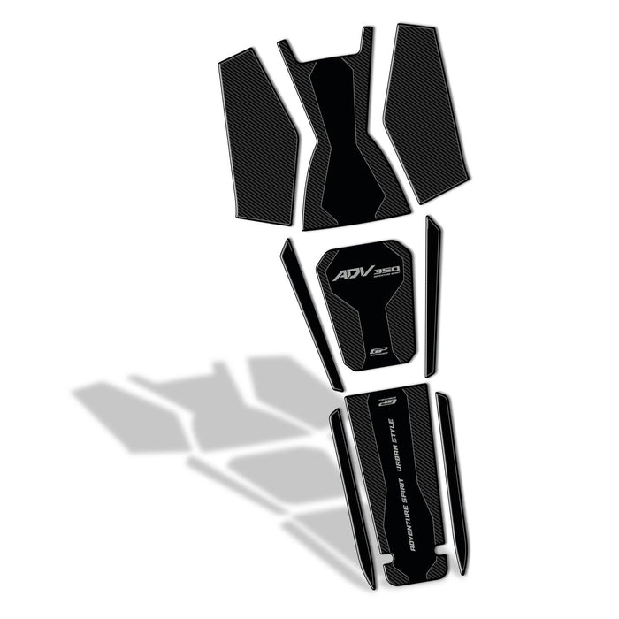 GP Kompozit Tank Pad Set Carbon Compatible For Honda ADV350  2022-2025