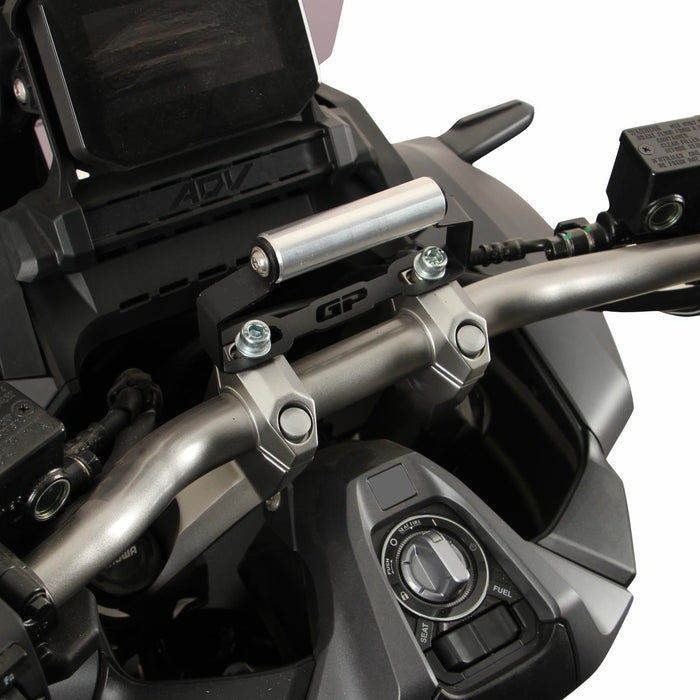 GP Kompozit Phone / Navigation / GPS Holder Bracket Black Compatible For Honda ADV350 2022-2025