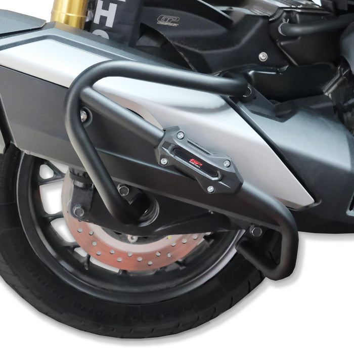 GP Kompozit Exhaust Guard Crash Bar Black Compatible For Honda ADV350  2025