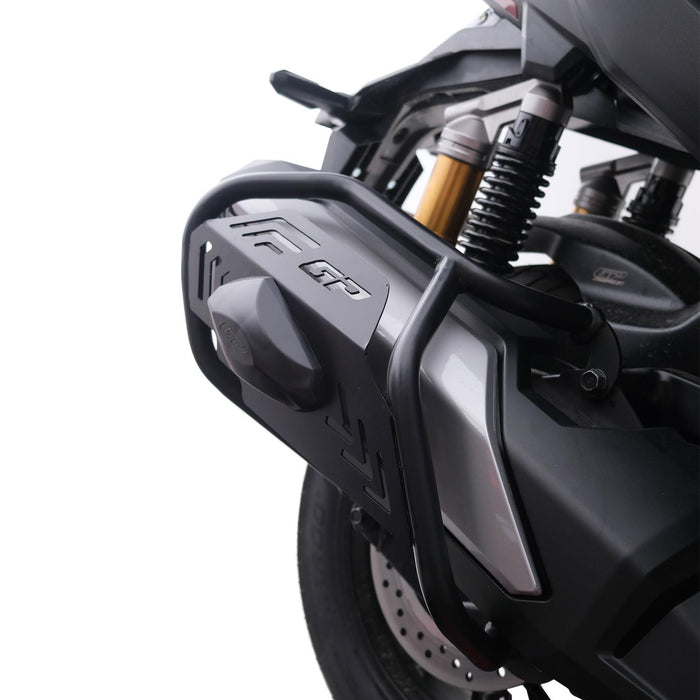 GP Kompozit Exhaust Guard Crash Bar Black Compatible For Honda ADV350  2025