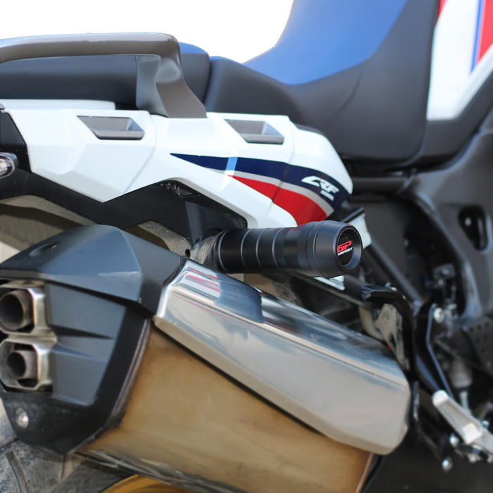GP Kompozit Exhaust Crash Frame Slider Black Compatible For Honda Africa Twin CRF1000L  2016-2019