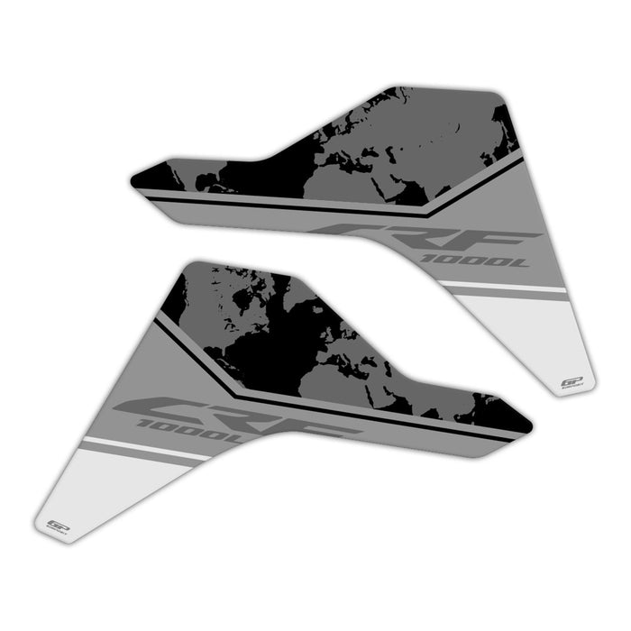 GP Kompozit Tank Pad Set Black Compatible For Honda Africa Twin CRF1000L  2018-2019