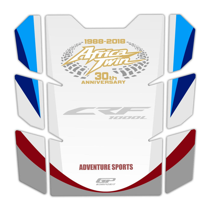 GP Kompozit Tank Pad Set Tricolor Compatible For Honda Africa Twin CRF1000L  2018-2019