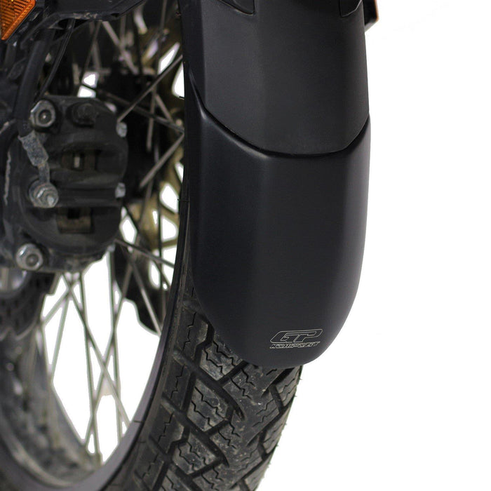 GP Kompozit Front Fender Extender Black Compatible For Honda Africa Twin CRF1000L / CRF1100L L1  2016-2023
