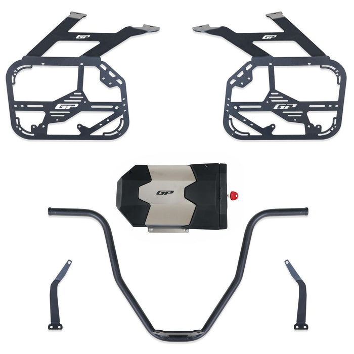 GP Kompozit Side Carrier Pannier Rack Black Compatible For Honda Africa Twin CRF1100L L1 2020-2024