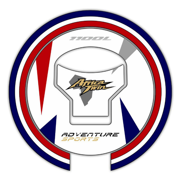 GP Kompozit Tank Pad Tricolor Compatible For Honda Africa Twin CRF1100L Adventure  2020-2023