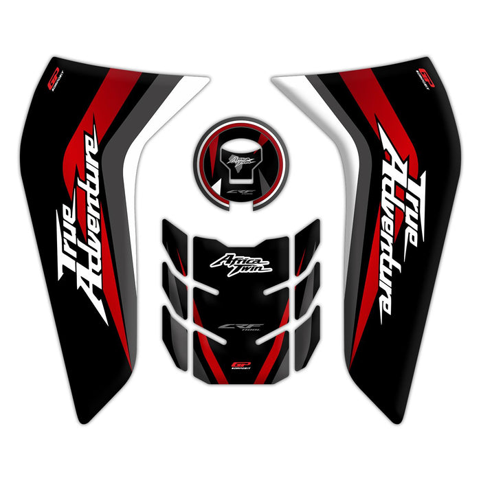 GP Kompozit Jeu de coussinets de réservoir Rouge Compatible pour Honda Africa Twin CRF1100L L1 2020-2023