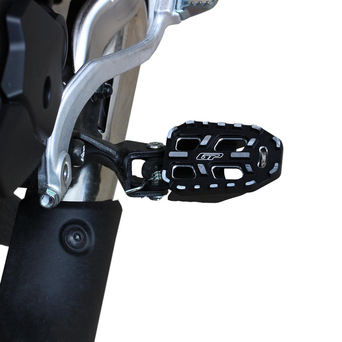 GP Kompozit Footrest Peg Pedals Black Compatible For Honda Africa Twin CRF1100L L1 / L2 / L4  2020-2024