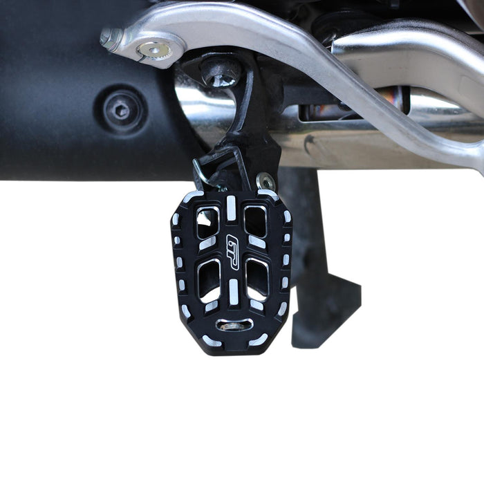 GP Kompozit Footrest Peg Pedals Black Compatible For Honda Africa Twin CRF1100L L1 / L2 / L4  2020-2024