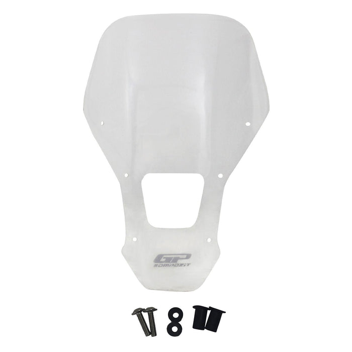 GP Kompozit Parabrisas Corto Ahumado Compatible Para Bajaj Dominar 250 / Dominar 400 2017-2023