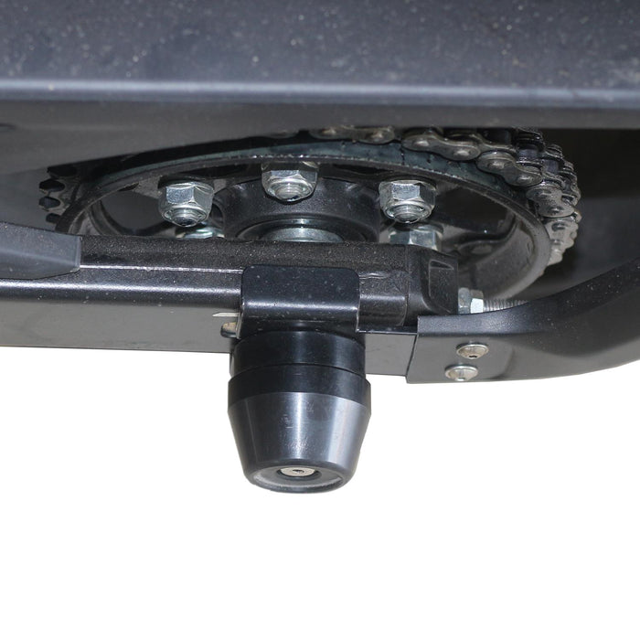 GP Kompozit Axle Guard Crash Wheel Frame Slider Black Compatible For Honda CB125R / CB250R / CB300R  2017-2024
