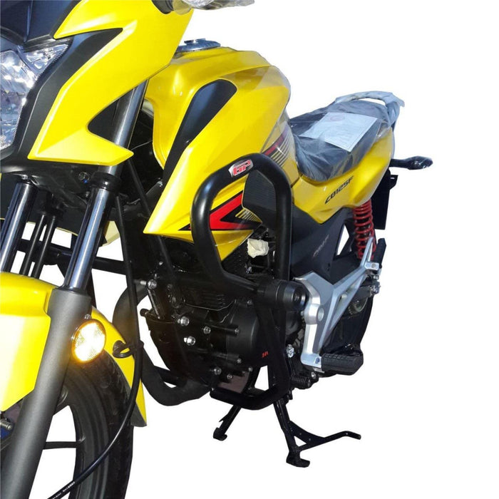 GP Kompozit Engine Protector Crash Bars Black Compatible For Honda CB125F  2018-2020
