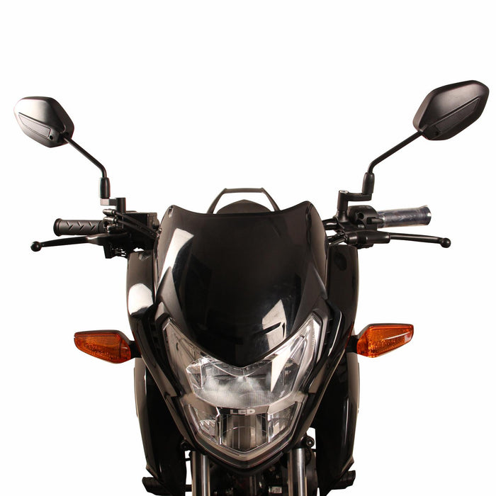 GP Kompozit Mirror Riser Extenders Black Compatible For Honda CB125F  2021-2024