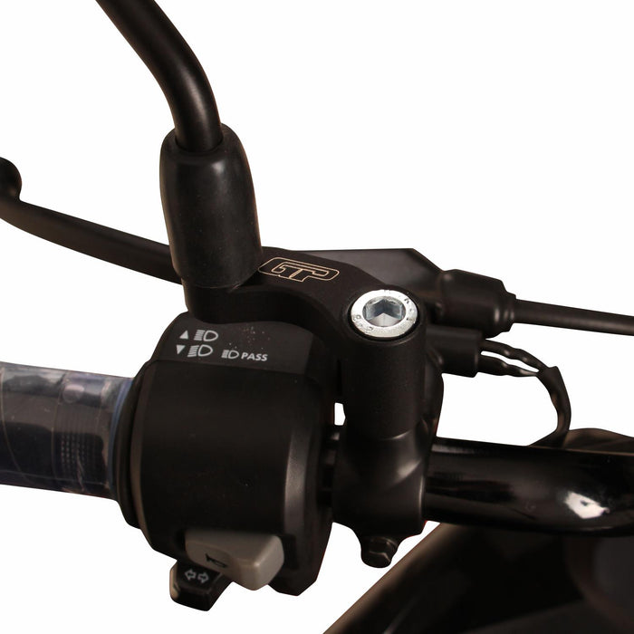 GP Kompozit Mirror Riser Extenders Black Compatible For Honda CB125F  2021-2024