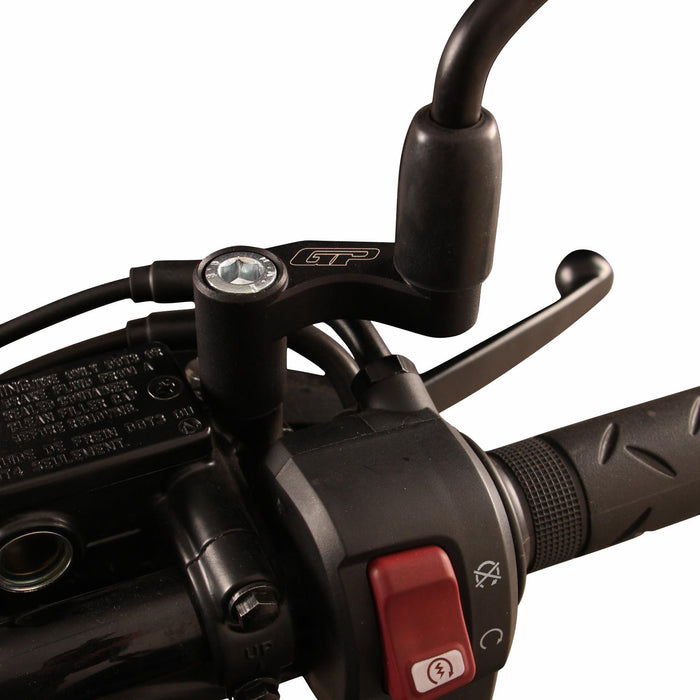 GP Kompozit Mirror Riser Extenders Black Compatible For Honda CB125F  2021-2024