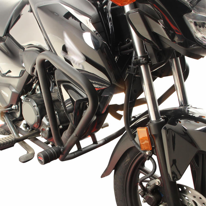 GP Kompozit Engine Protector Crash Bars Black Compatible For Honda CB125F  2021-2024