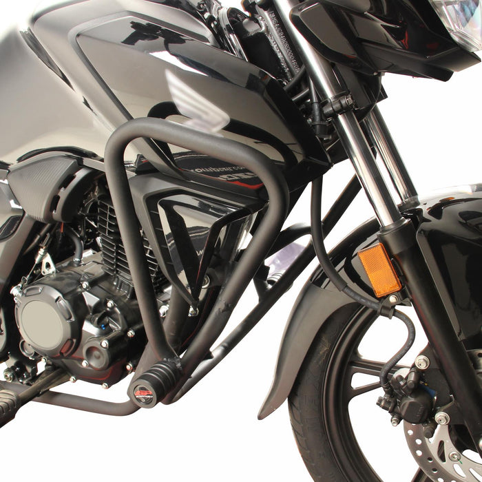 GP Kompozit Engine Protector Crash Bars Black Compatible For Honda CB125F  2021-2024