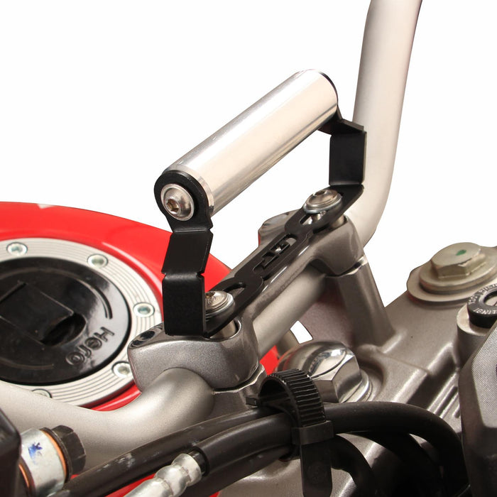 GP Kompozit Phone / Navigation / GPS Holder Bracket Black Compatible For Honda CB125F 2021-2024